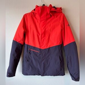 North Face ski jacket with puffer and shell